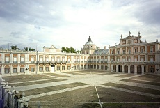 Vista frontal del Palacio de Aranjuez