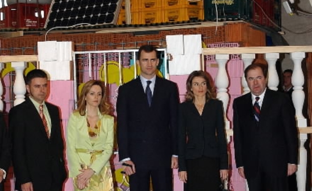 Los Príncipes, durante su visita