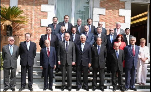 El Rey con el Comité Ejecutivo de la Confederación de Empresarios de Andalucía