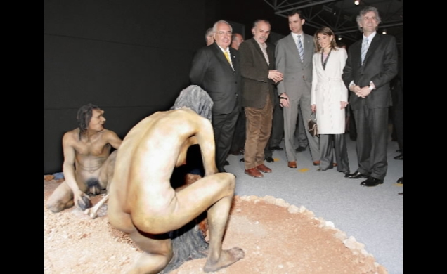 Los Príncipes durante la exposición