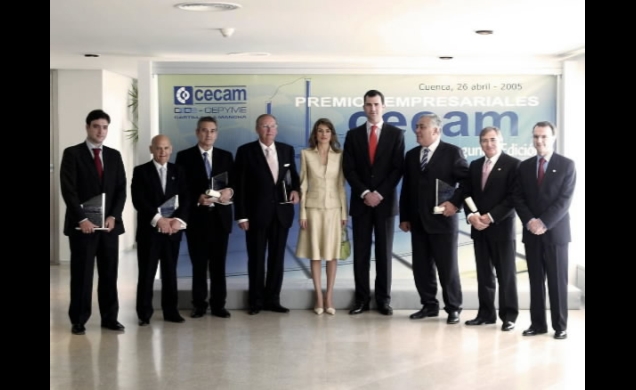 Los Príncipes con los premiados