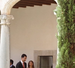 Visita al Claustro de Santo Domingo
Palma de Mallorca, 10 de mayo de 2005