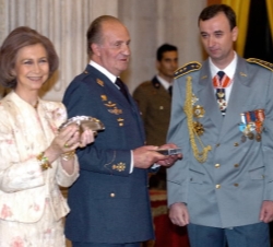 Los Reyes durante la recepcción