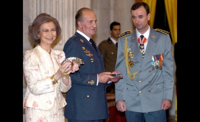 Los Reyes durante la recepcción