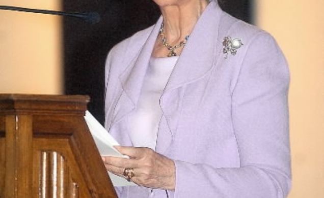 La Reina durarante el Brindis