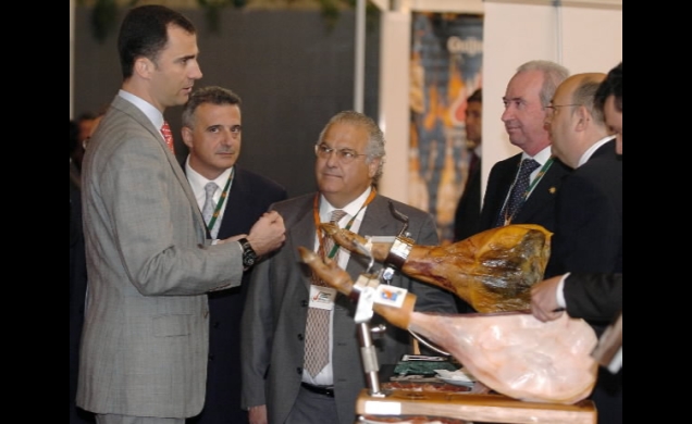 El Príncipe durante la inauguración
