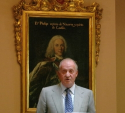 El Rey durante su intervención