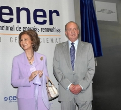 Los Reyes en la inauguración