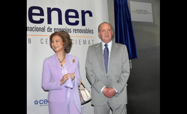 Los Reyes en la inauguración