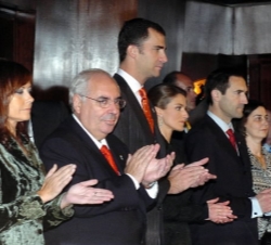 SS.AA.RR. los Príncipes de Asturias presiden el concierto de clausura de la XIII Semana de Música
