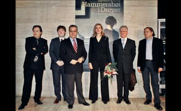 Doña Cristina en la inauguración de la exposición