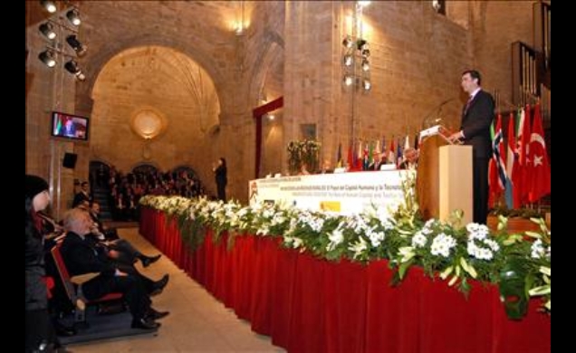 El Príncipe, durante su intervención