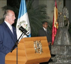 El Rey, durante sus palabras en la Cena de Gala