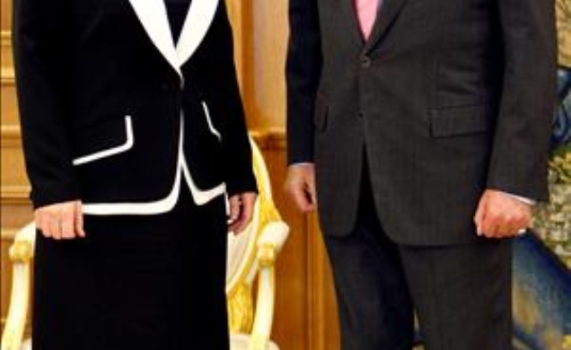 Don Juan Carlos recibe a la Primera Ministra de Nueva Zelanda, Helen Clark