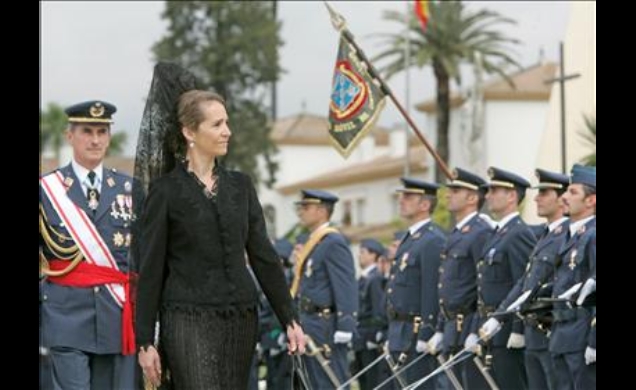 Doña Elena durante el acto