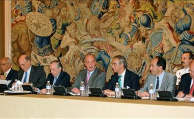 Don Juan Carlos, Presidente de Honor de la Fundación Cotec, preside la reunión anual del Patronato de esta Fundación para la innovación tecnológica