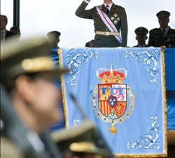Don Felipe, durante el desfile