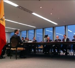 Su Alteza Real, en la Escuela Nacional de Formación y Perfeccionamiento de Magistrados de Trabajo