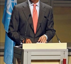 Don Felipe, durante su discurso