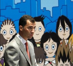 Don Felipe, durante su discurso