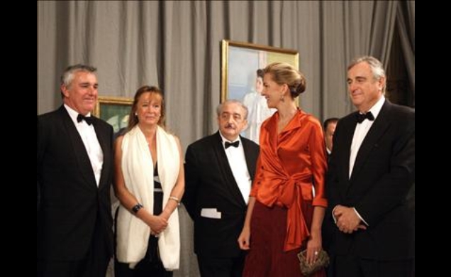 Su Alteza Real la Infanta Doña Cristina a su llegada al Teatro del Liceo