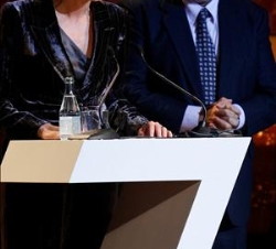 Doña Cristina durante su intervención