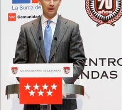 Don Felipe, durante sus palabras