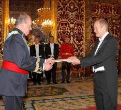 Su Majestad el Rey recibe la Carta Credencial del Embajador de Canadá