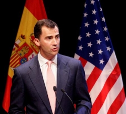 Don Felipe, durante sus palabras