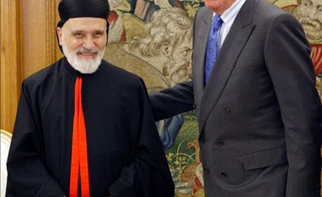 Don Juan Carlos con el Patriarca de Antioquía y de todo el Levante