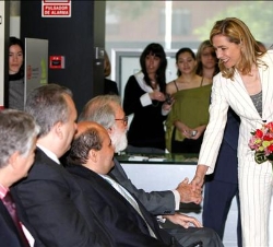 La Infanta Doña Cristina, durante la inauguración de la residencia para la rehabilitación de lesionados medulares de la Fundación para la Rehabilitaci