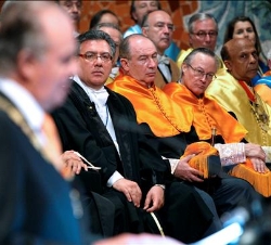 Don Juan Carlos, durante sus palabras