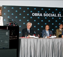 Doña Cristina durante su discurso