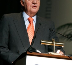 Don Juan Carlos, durante sus palabras