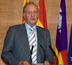Su Majestad el Rey durante su intervención