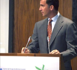 Don Felipe durante su intervención