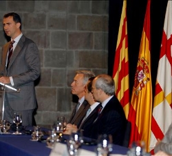 Don Felipe durante su intervención