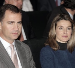 Los Príncipes durante la inauguración del Foro