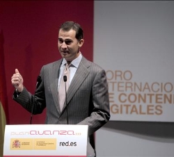 Don Felipe durante su intervención