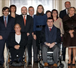 Doña Letizia recibió en audiencia a una representación del Comité Español de Representantes de Personas con Discapacidad