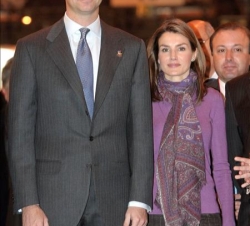 Los Príncipes durante la inauguración