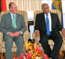 Encuentro de Su Majestad el Rey con el Presidente Richards