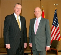 Encuentro de Su Majestad el Rey con el consejero de Seguridad Nacional, James Jones