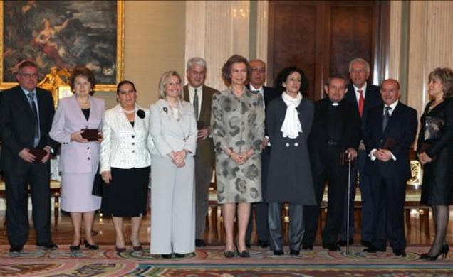 Fotografía de grupo con los galardonados