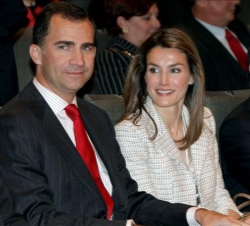 Los Príncipes, durante el acto