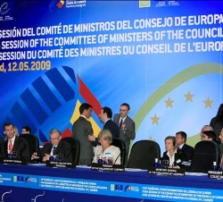 Don Felipe, durante la reunión