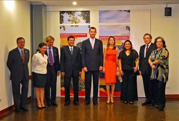 Los Príncipes de Asturias, en la nueva sede de la Agencia Española de Cooperación Internacional para el Desarrollo (AECID)