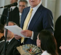 Don Juan Carlos durante su intervención