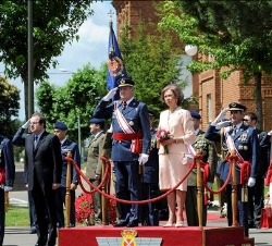 Sus Majestades los Reyes durante el acto de entrega de los Reales Despachos
