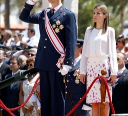 Sus Altezas Reales los Príncipes de Asturias han presidido la entrega de los Reales Despachos en la Academia General del Aire